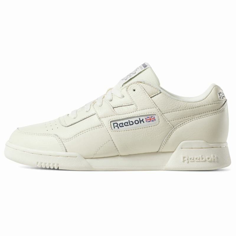 Tenisi Reebok Workout Plus Barbati Albi/Albastri Romania NE6050GY